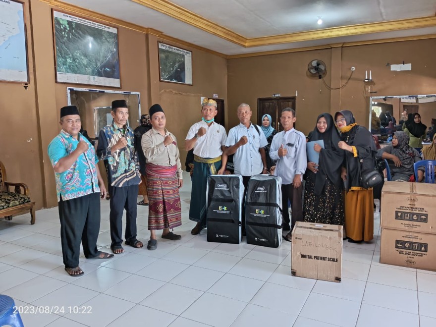 Penyaluran SAPRAS Posyandu Desa Gunung Malang
